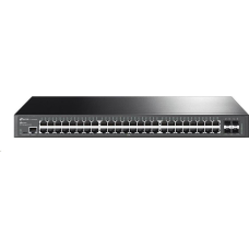 TP-LINK- TL-SG3452XP (JetStream 48-Port Gigabit and 4-Port 10GE SFP+ L2+ Managed Switch with 48-Port PoE+)