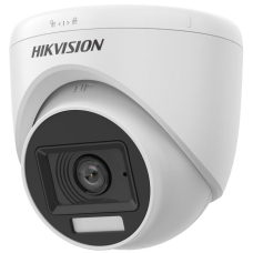 HIKVISION - DS-2CE76K0T-LPFS (2.8mm) 5MP IR20m/LED20m 3K Smart Hybrid Light Audio Indoor Fixed Turret Camera