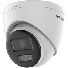HIKVISION - DS-2CE78D0T-LXTS/A (2.8mm) 2MP IR40m/LED40m Two Way Audio & Siren Fixed Turret Camera