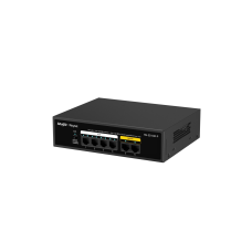 Reyee Switch RG-ES106F-P (6-Port 10/100 Mbps Unmanaged PoE Switch, Steel Case)