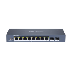 HIKVISION - DS-3E1510P-SI (8 Port Gigabit Smart POE Switch/120 W)