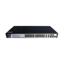 HIKVISION - DS-3E2528P(B) (24 Port Gigabit Full Managed POE Switch/370 W)