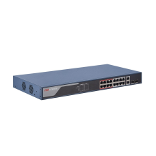 HIKVISION - DS-3E1318P-EI/M (16 Port Fast Ethernet Smart POE Switch/150 W)