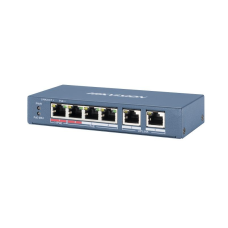 HIKVISION - DS-3E0106HP-E (4 Port Fast Ethernet Unmanaged POE Switch/65 W)