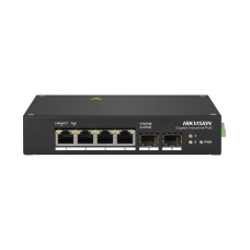 HIKVISION - DS-3T0506HP (4 Port Gigabit Unmanaged Industrial Hi-POE Switch/120 W)