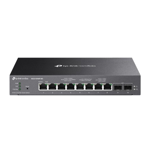 TP-Link SG2210XMP-M2 10 Portlu İdarəolunan 2.5G PoE+ Switch