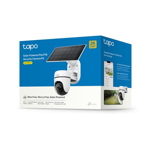 TP-Link Tapo C630 KIT 3K 5 Мп Камера с Солнечной панелью