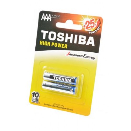 Батарейка AAA 1.5V Toshiba HIGH Power LR03GCP (BP-2CN)