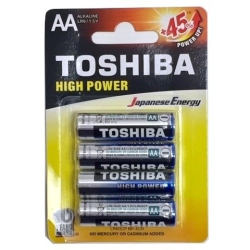 Батарея TOSHIBA LR6GCP BP-4CN (AA)