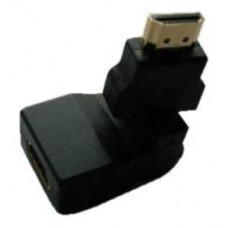 Adapter HDMI-M to HDMI-F 360 Angle (Gold plated)