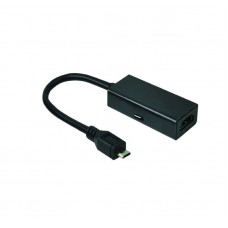 Adapter Micro USB to Micro USB-F + HDMI-M (0.2m)