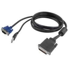 Кабель-адаптер DVI35M-HDB15M/USB AM