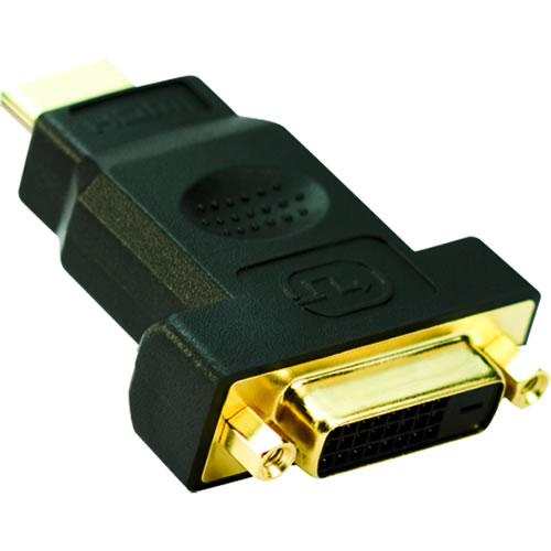 Адаптер HDMI 19M to DVI 24+1F Gold plated
