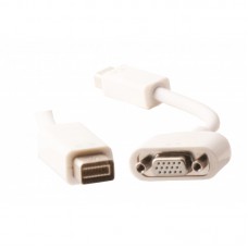 Мини DVI-M/VGA-F кабель, белый 0.15м (CG595)