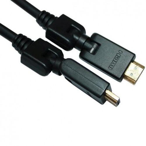 Kabel HDMI 19M/M 360°Angle VCOM CG503A (1.5 m)