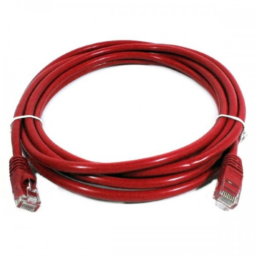 Patch Cord CAT5e Red color (10m)