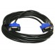 VGA cable Blue connector 10 m.