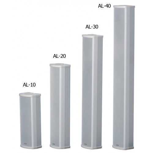 AL40 Внешние, Широкополосные настенные колонки, 20-40W,  100V, Алюминиевый корпус, IP56