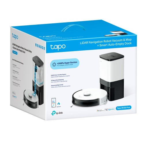 Robot tozsoran + Stansiya TP-Link TAPO RV30 Plus