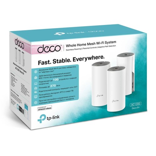 Mesh Wi-Fi Sistem TP-Link Deco E4 (3 pack)