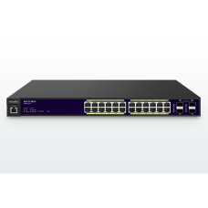 EnGenius EGS-7228FP 24-Port Gigabit PoE+ L2 Managed Switch with 4 Dual-Speed SFP