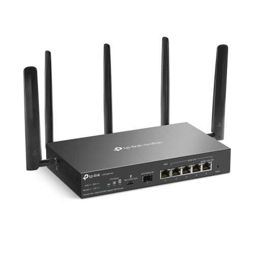 AX3000 Omada 4G+ Cat6 Gigabit Wi-Fi 6 Router TP-Link TL-ER706W-4G