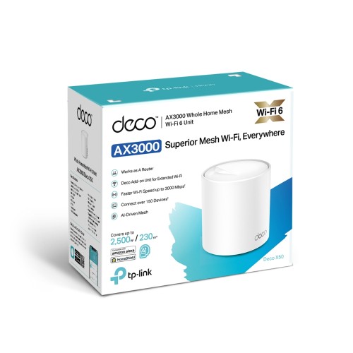 TP-Link Deco X50 Home Mesh Wi-Fi 6 Router