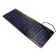 Klaviatura A4 KD-126-1 Black X-Slim LED blue BlackLight Keyboard USB