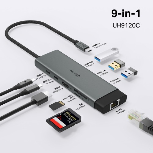 USB Type-C 9 in 1 HUB TP-Link UH9120C