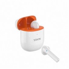 YISON TWS T10 WHITE WIRELESS STEREO EARBUDS