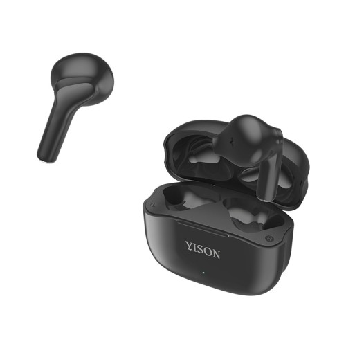 YISON TWS-T6 BLACK WIRELESS STEREO EARBUDS