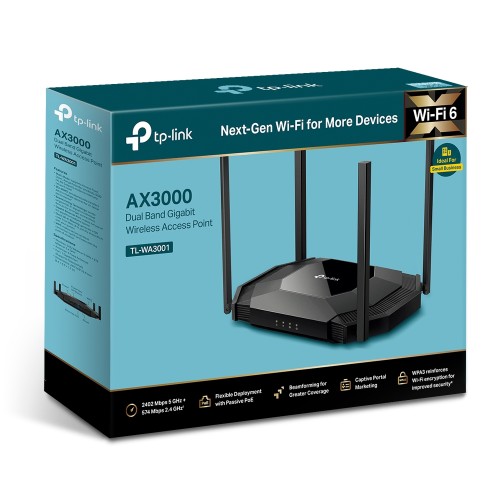 AX3000 Gigabit Wi-Fi 6 Access Point TP-Link TL-WA3001