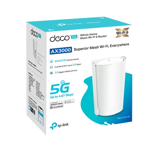 TP-Link Deco X50-5G Wi-Fi 6 Mesh Sistemi və 5G Modem