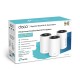 AX3000 Mesh Wi-Fi 6 Sistemi +Powerline G1500 TP-Link Deco PX50 (3-pack)