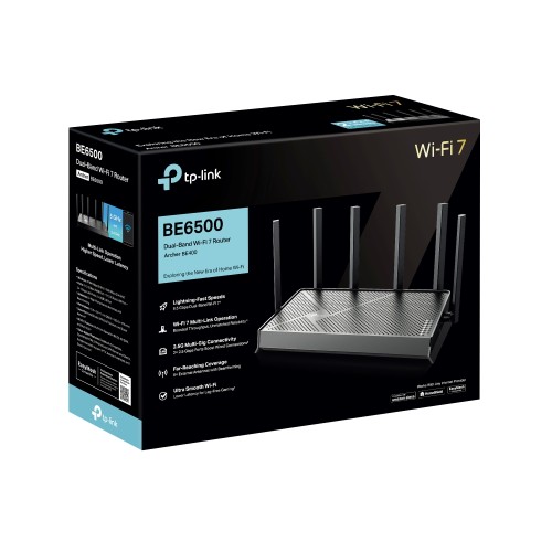BE6500 Dual-Band Wi-Fi 7 Router TP-Link Archer BE400