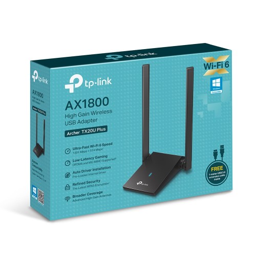 TP-Link Archer TX20U Plus Двухдиапазонный USB‑адаптер