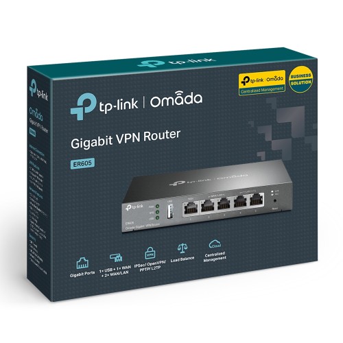 TP-Link TL-ER605 Gigabit Portlu Omada VPN Marşrutlaşdırıcısı