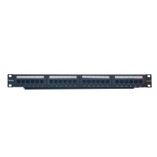Патч-панель VOLTAM PP-01 19" 1U 24 порта Cat5e UTP
