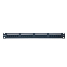 Патч-панель VOLTAM PP-03 19" 1U 24 порта Cat6 UTP
