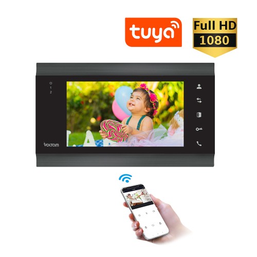 IP видеодомофон с 7" FHD экраном VOLTAM VD-07