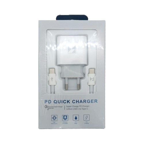 MOBAKS CS-03 OEM 18W USB+C CHARGER SET C to C