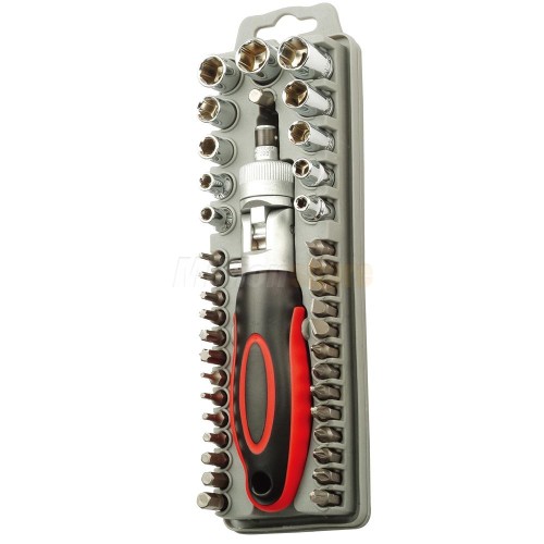 Набор насадок Pro'sKit SD-2309 с регулируемой трещоткой