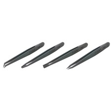 1PK-TZ100  4Pcs Conductive Tweezer Set